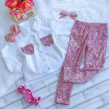 Jazzy Shimmer two Piece Set